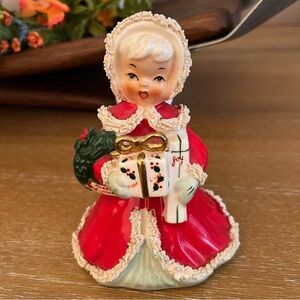 Vintage Christmas NAPCO 911x71  very RARE open mouth angel